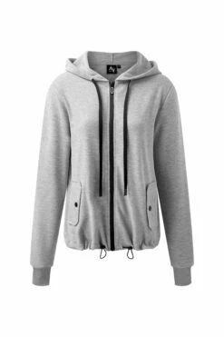 AVID Terry Zip-up Hoodie Grey