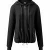 AVID Terry Zip-up Hoodie Black