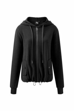 AVID Terry Zip-up Hoodie Black