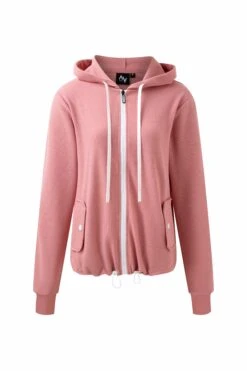 AVID Terry Zip-up Hoodie Pink
