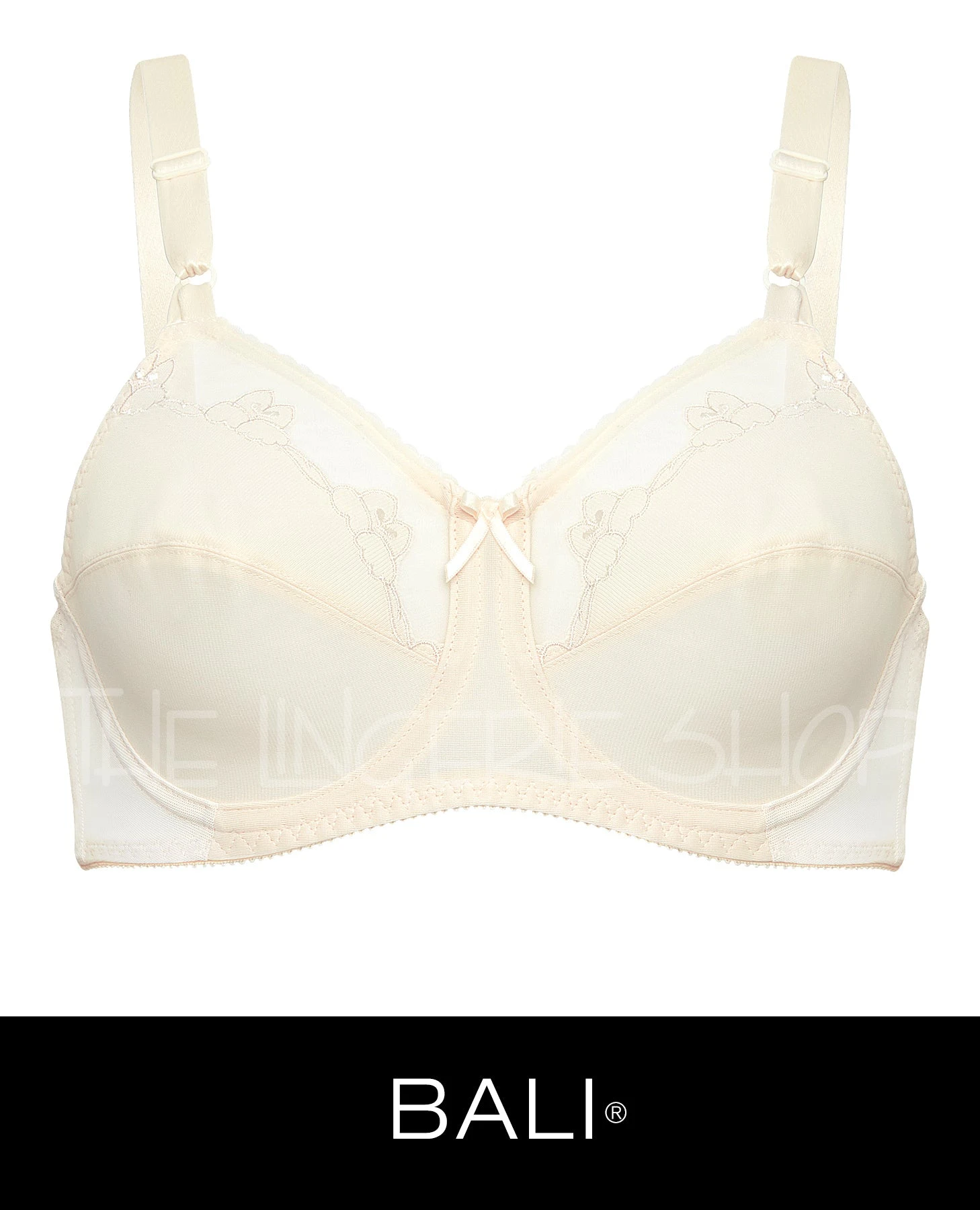 Bali BA0180 Flower Underwire Full Coverage Bra 1 Bali BA0180 Flower Underwire Full Coverage Bra