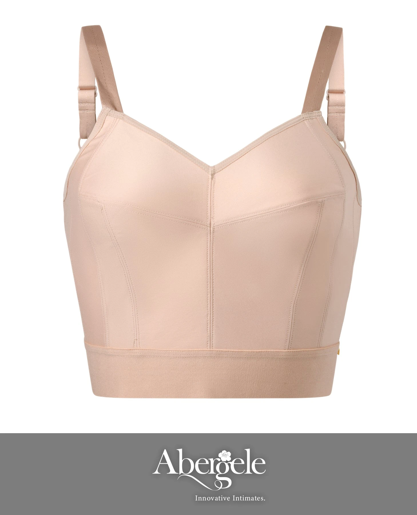 Abergele-Kaye Larcky 5003S 3X Size Slimming Longline Bra For Short Physique 1 Abergele-Kaye Larcky 5003S 3X Size Slimming Longline Bra For Short Physique