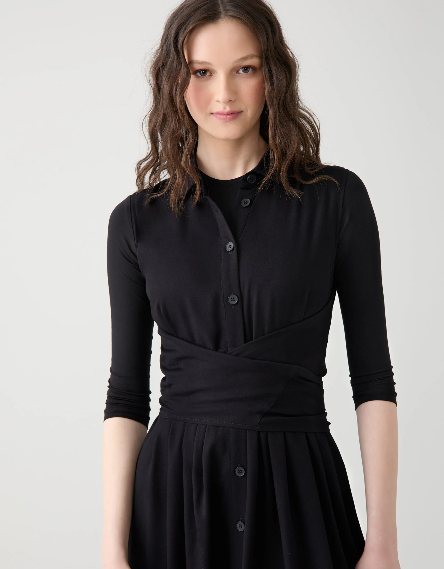 Sleeveless Rayon Maxi Dress With Multi Option Wrap Around Sash Black 4 Sleeveless Rayon Maxi Dress With Multi Option Wrap Around Sash Black - Image 4