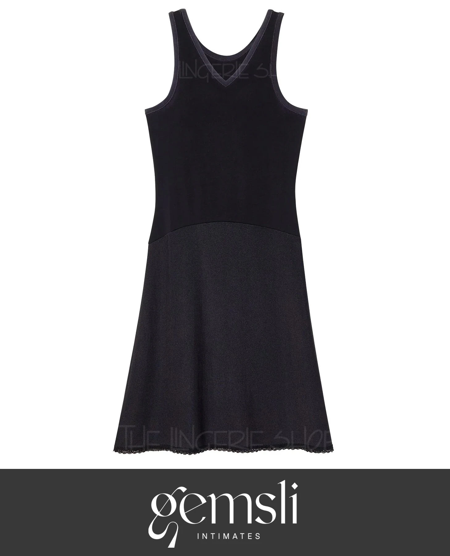 Gemsli FK308 Reversible 2-in-1 Solid Color Combination Full Slip 2 Gemsli FK308 Reversible 2-in-1 Solid Color Combination Full Slip - Image 2