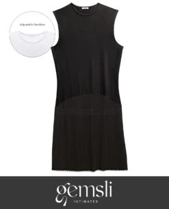 Gemsli FK314 Adjustable Crew Neck Solid Color Combination Full Slip