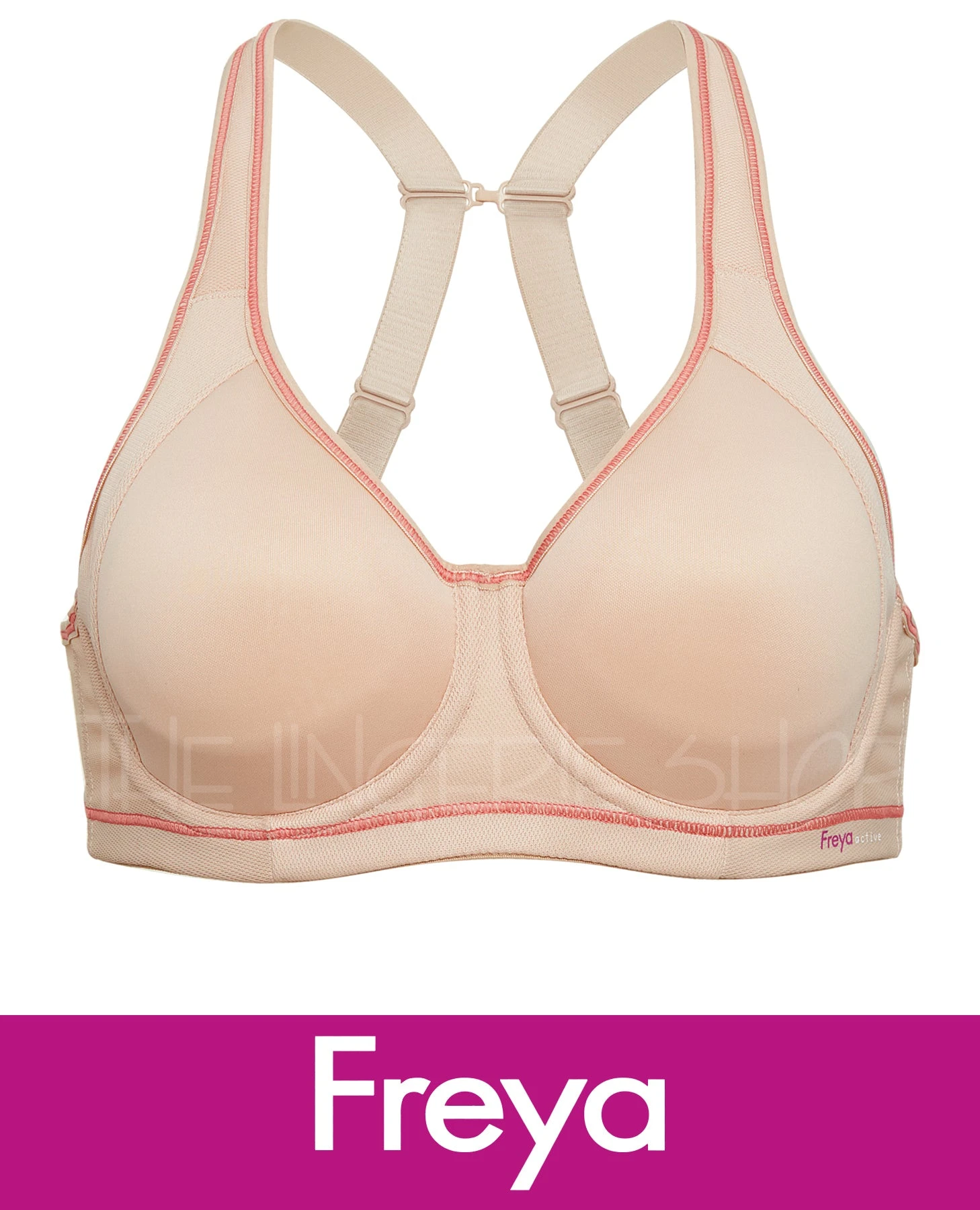 Freya Sonic FAA4892-NUE Molded Spacer Sports Underwire Bra 1 Freya Sonic FAA4892-NUE Molded Spacer Sports Underwire Bra