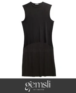 Gemsli FL314 Crew Neck Solid Color Combination Full Slip