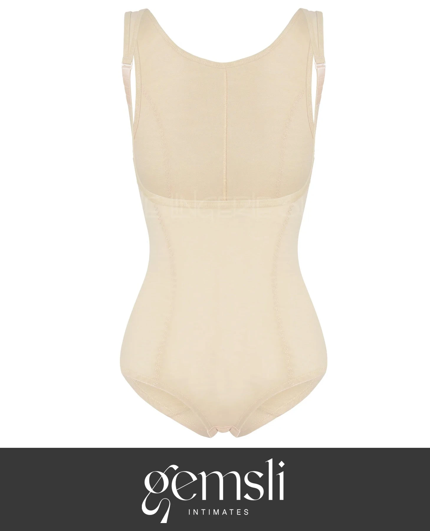 Gemsli LGSW109 Powermesh Frontless Body Suit Shaper 1 Gemsli LGSW109 Powermesh Frontless Body Suit Shaper