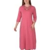 Cinderella Soft Nightshirt With Lace Keyhole Trim New Pink