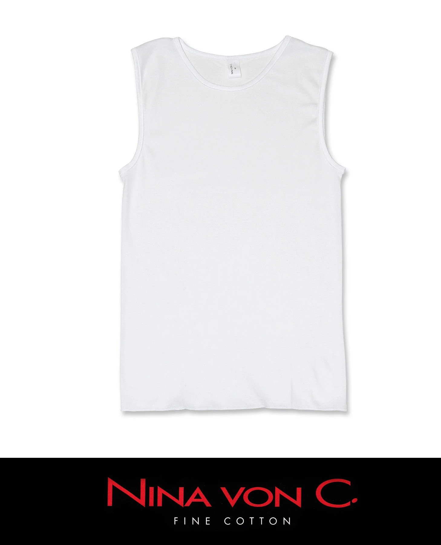 Cotton Knit Sleeveless Tank Top Undershirt 1 Cotton Knit Sleeveless Tank Top Undershirt