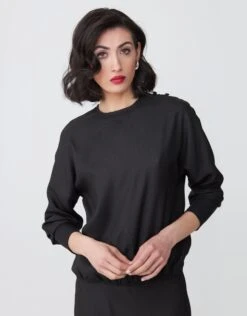 Satin Seersucker Maxi Dress Shabbos Robe Two Piece Set 6 Satin Seersucker Maxi Dress Shabbos Robe Two Piece Set -Fashionable Home Wear RF242724 SatinSeersuckerSet.Blk2