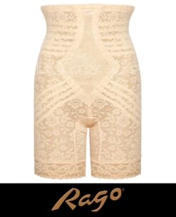 Rago RG6207 High Waist Long Leg Shaper Panty Girdle