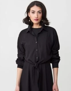 Multi Option Sleeveless Rayon Maxi Dress Shabbos Robe With Tie Front Shirt Two Piece Set 8 Multi Option Sleeveless Rayon Maxi Dress Shabbos Robe With Tie Front Shirt Two Piece Set -Fashionable Home Wear RayonTieFrontBlouse