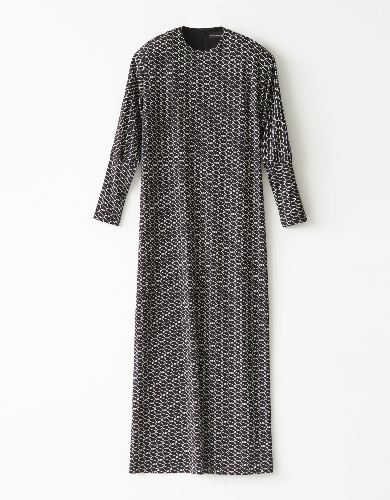 Vertical Textured Maxi Dress Shabbos Robe With Back Zipper White "S" Links 1 Vertical Textured Maxi Dress Shabbos Robe With Back Zipper White "S" Links