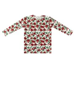 Kids Long Sleeve Crew Neck Print Shell Roses