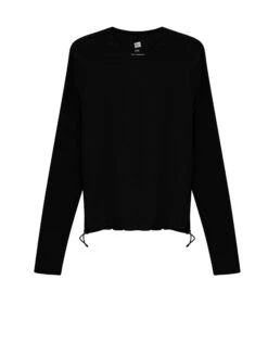 Vneck Bungee Tee Black