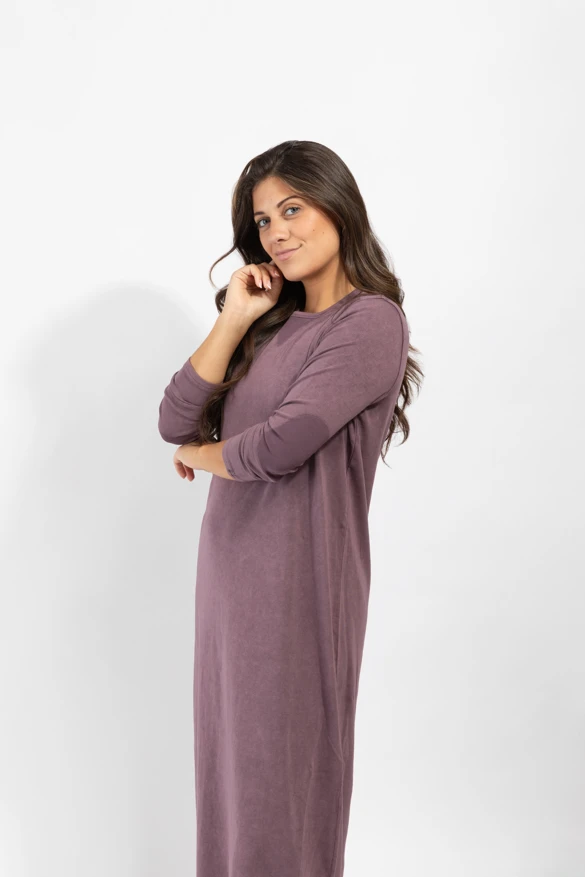 Lotus Plum Washed Nightgown 1 Lotus Plum Washed Nightgown