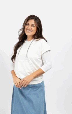 Von Bon Relaxed Hoodie Ivory