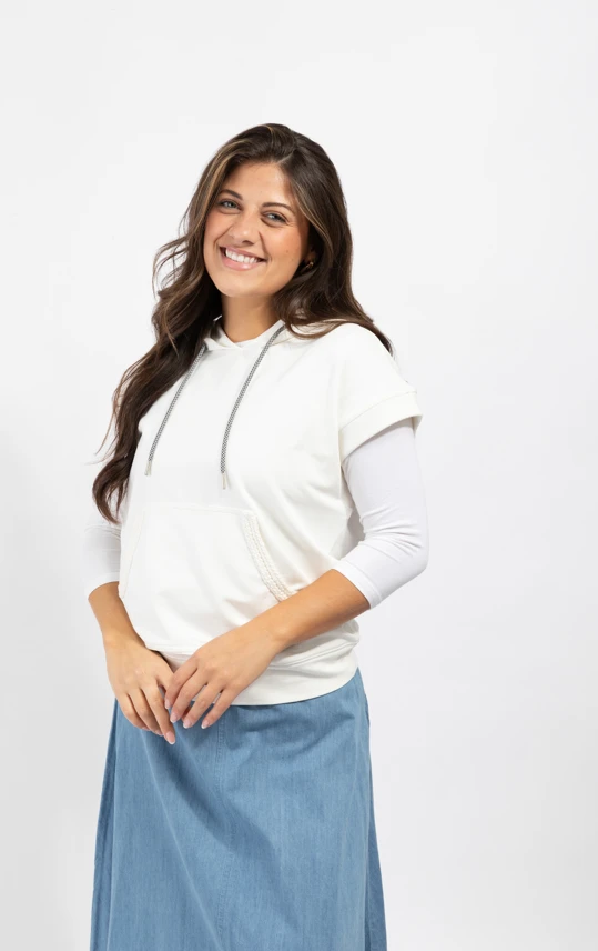 Von Bon Relaxed Hoodie Ivory 1 Von Bon Relaxed Hoodie Ivory