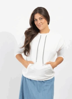 Von Bon Relaxed Top Ivory