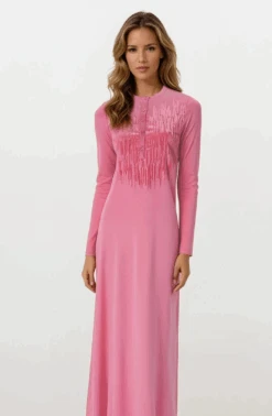 Pink Button Down Nightgown