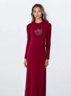 Fuchsia Rose Nursing Nightgown