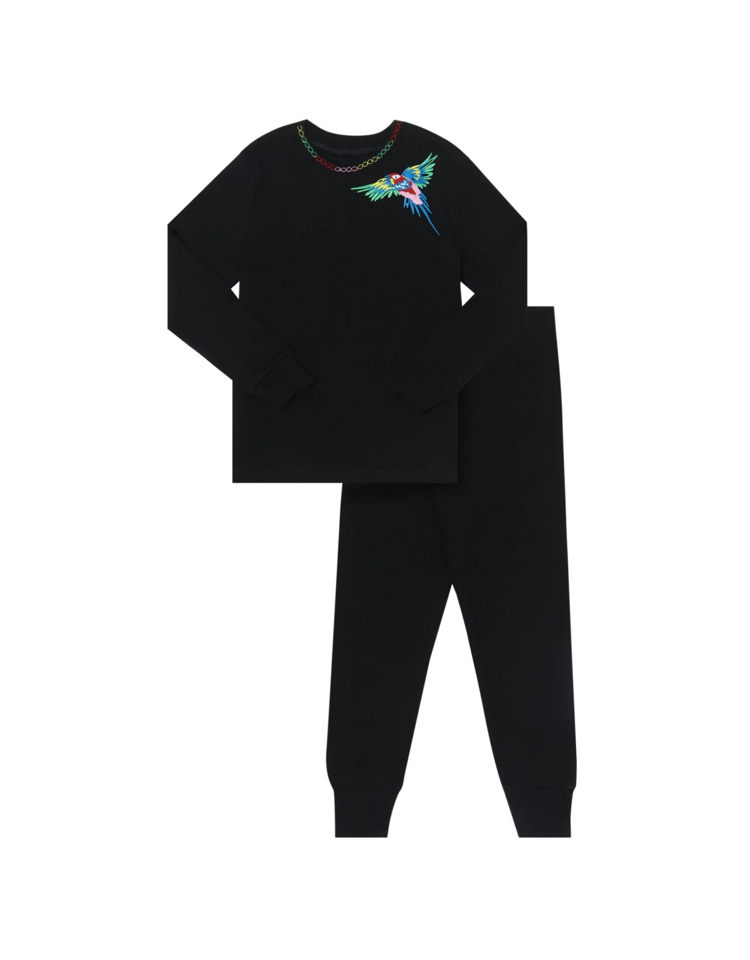 Pima Cotton Magic Bird Kids Pajamas Legging Playwear Set Pink 1 Pima Cotton Magic Bird Kids Pajamas Legging Playwear Set Pink