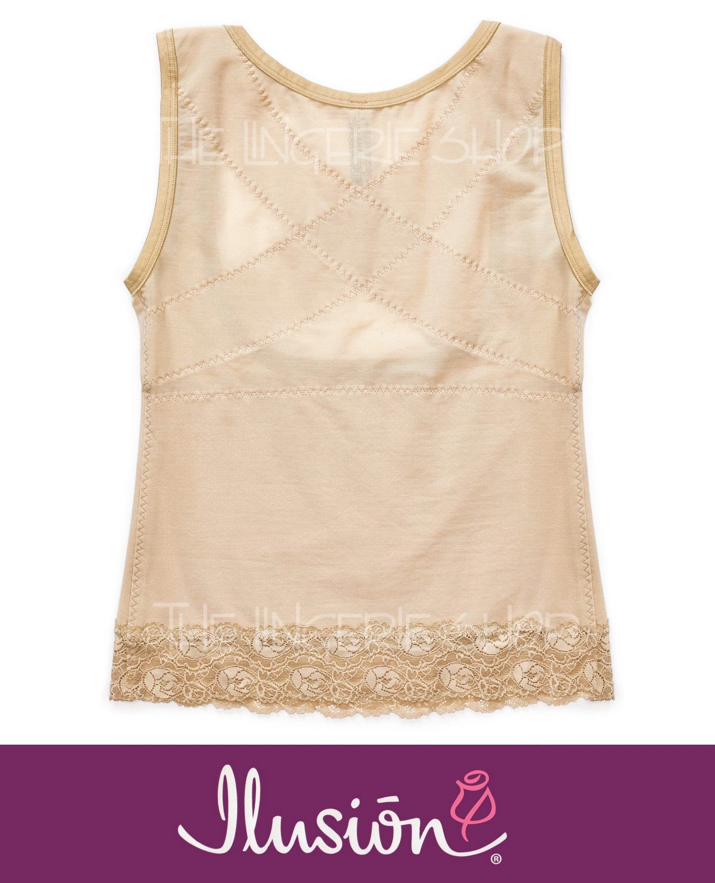 Illusion 7192 Wear-Your-Own-Bra Shaping Camisole Beige 2 Illusion 7192 Wear-Your-Own-Bra Shaping Camisole Beige - Image 2