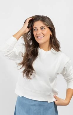 Cactus French Terry Sweatshirt Ivory