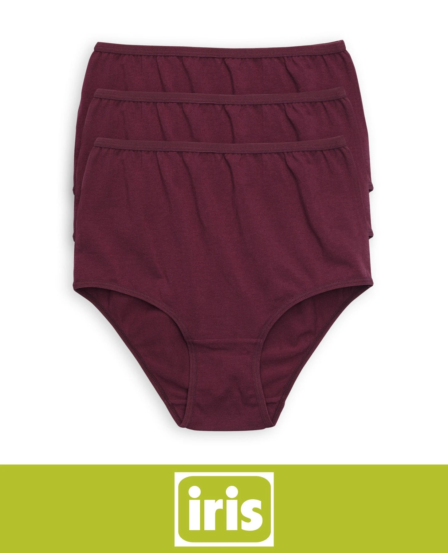 Iris 3-Pack Ultra Comfort Cotton Brief Panties 3 Iris 3-Pack Ultra Comfort Cotton Brief Panties - Image 3